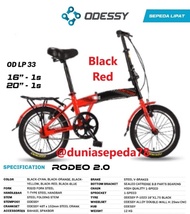 odessy rodeo 20 16 inch lipat sepeda folding single speed anak dewasa