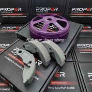 PROPER MANGKOK GANDA SET KAMPAS GANDA CARBON PROPER VARIO 125-150 PCX ADV STYLO BEAT FI BEAT DELUXE 
