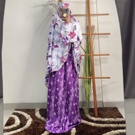 Mukena rayon motif bunga cantik