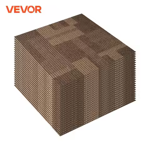 VEVOR Carpet Tiles Reusable 24"x 24"Carpet Squares With Padding Attached Soft Padded Carpet Tiles Ea