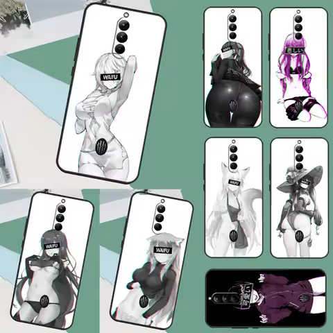 Cute anime girl waifu For Nubia Red Magic 10 Pro Plus 6 7 6S 7S Pro 5G 6R Case For RedMagic 8S 9S 9 