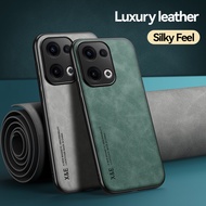 XICCI Case Slim Lambskin Leather Cover For OPPO Reno 13 13Pro 13F 12 12Pro 12F 11 11Pro 11F Silicone