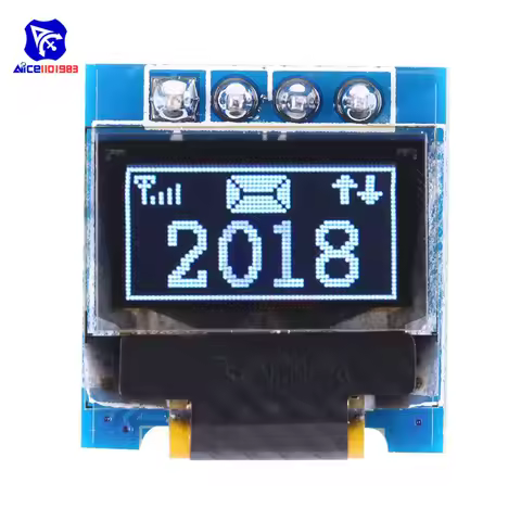0.49 Inch OLED Display Module 64×32 I2C IIC Interface 4 Pin 3.3-5V for Arduino