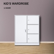 HK Kid's Wardrobe/Children Wardrobe/Child Wardrobe/4 Doors/Wardrobe with Lock/almari budak/rak kanak