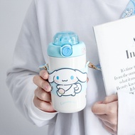Bình Nước Giữ Nhiệt Bằng Thép Không Gỉ Họa Tiết Hoạt Hình Cinnamoroll Melody Kuromi Đáng Yêu