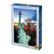 Jigsaw Puzzle 1000 pcs Tomax Glow in the dark statue of Liberty