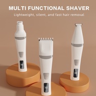 3-in-1 Pet Trimmer Low Noise Rechargeable Fur Remover for Dogs Cats