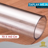 Bright Crown Taplak Meja Transparan Bahan Mika Plastik Taplak Meja Makan PVC Transparan BISA CUSTOM