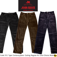 JOHN RIDER Brand Men’s Regular Fit Corduroy Jeans ( 512 )