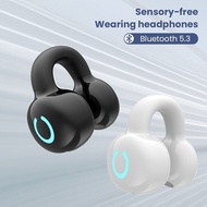 Bluetooth 5.3 Clip on Headphone TWS Wireless Earphone HiFi Stereo Noise Reduction Headset Waterproof