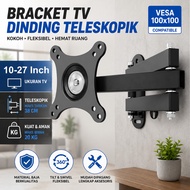 ALROTA 360 Degree Rotate Wall TV Bracket VESA 100x100 10-27 Inch - DKE-S27