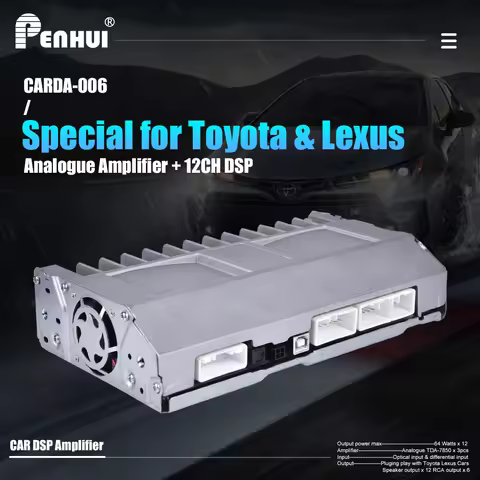 768W 12CH Special Car DSP Amplifier and Karaoke Modules for Toyota Cars audio for the car with JBL P
