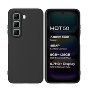 INFINIX HOT 50 5G INFINIX HOT 50 4G INFINIX HOT 40i INFINIX SMART 8 PRO Classic Black TPU Soft Case
