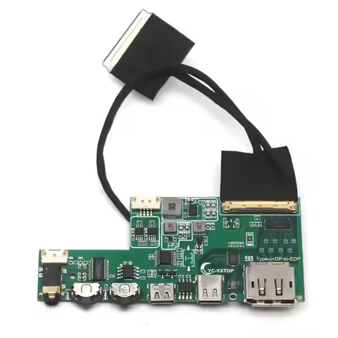 2in1 USB Type-c+DP To EDP Driver Board 2K 4K 30pin 40Pin EDP signal Portable LCD display screen Lapt