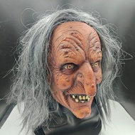 Spooky Vintage Witch Mask For Adult - Halloween Costume Prop Cosplay Accessory & Haunted House Decor