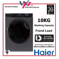 Haier 9KG 10KG Inverter Front Load Washer HW90-BP14959S6 / HW100-BP14959S6 | Super Drum | Antibacter