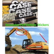Excavator Full Vehicle Stickers for Case CX210B CX240B CC260B CX300B CX360B CX380B with Logo Sticker