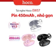 Hoco EW57 V5.3 Bluetooth headset, 450mAh battery, ear clip design, up to 11 hours of use