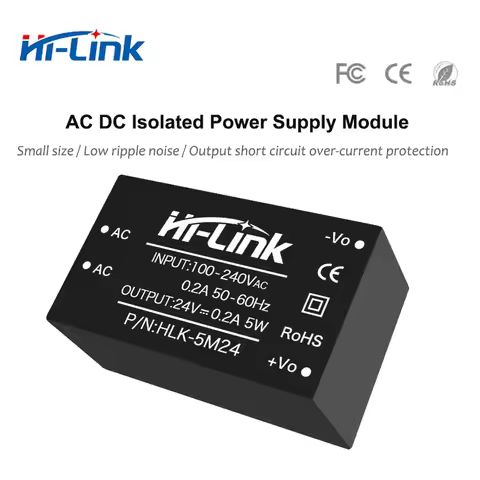 Hi-Link 10PCS/LOT ACDC Step Down Converter 5M03 5M05 5M09 5M12 5M15 5M24 Hi Link 3.3V 5V 9V 12V 24V 