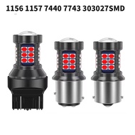 Car Highlight Decoding LED Reversing Light Brake Light 1156 1157 7440 7743 303027SMD Strobe VYNN
