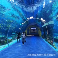 Akuarium ikan akrilik lutsinar yang disesuaikan dengan lampu, projek akuarium, reka bentuk akuarium 