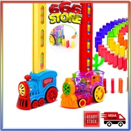 [Ready Stock] Domino Train Automatically Domino Block Play Train [666 Store]