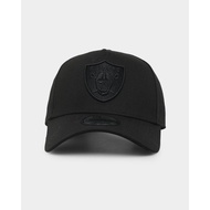 Raiders full black 9forty A-Frame adjustable snapback