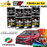PERODUA ALZA Touch Up Paint - Touch Up Combo Set - Touch Up Paint - Scratch Removal Calar Kereta DIY Fix Tool