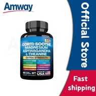 【Authentic】 Corti-Soothe Supplement,All-in-One Cortisol 10+Extra Strength Ingredients 60 Caps