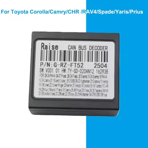 Canbus Box FT-RZ-02 For Toyota Corolla/Camry/CHR /RAV4/Spade/Yaris/Prius With Wiring Harness Power C