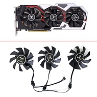 NEW 3PCS 75MM 4PIN iGame GTX 1070Ti GTX1080 GTX1060 GTX1050 GPU FAN For COLOFUL iGame GTX 1080 GTX 1