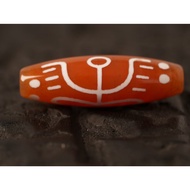 [Taiwan Dzi Beads] Taiwan to Pure Craftsmanship West Asian Ancient Beads Size: 37.9 X11.9mm