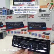 เครื่องเสียงติดรถยนต์ JVC KD-T952BT❌ไม่มีรีโมท❌CD MP3 USB AUX Bluetooth ปรับสีหน้าจอแบบ Multicolor