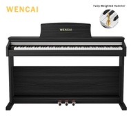 WENCAI 88 Keys Digital Piano Hammer Action Weighted Keyboard Piano, Full Size Upright Electric Piano