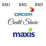 Maxis Celcom Credit Share Reload
