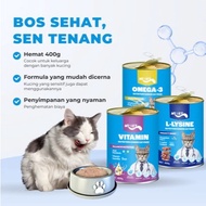 Mr. Vet Cat Canned - Wholesale / Box (24) - Wet Food 400g VITAMIN, LYSINE, OMEGA 3, DIGESTION, GLOW,