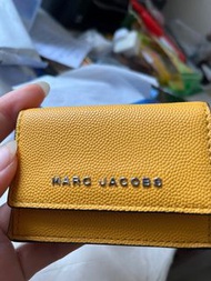 真皮銀包 Marc Jacobs （正明黃色）