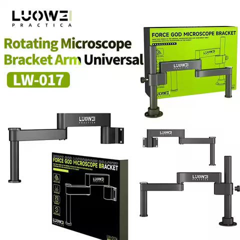 Luowei LW-017 Rotating Microscope Bracket Arm 360° Universal Flexible Folding Adjustable Fixed Lifti
