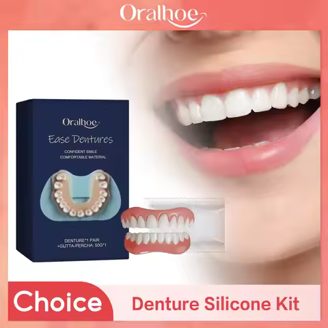 Snap On Veneers Denture Temporary Orthodontic Brace False Teeth Instant Confident Smile Soft Comfort