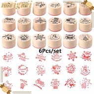 MEIGUII 6pcs/set Blessing Greeting Words Stationery Fashion Thank You Happy Birthday Drawing Supplie