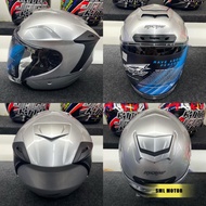 GRACSHAW GAIZER G838 PRESTIGE SILVER (Open Face Helmet)