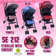 Star Baby Voyager Travel SE 212 Apruva Reversible Stroller for Baby with Car Seat Carrier System