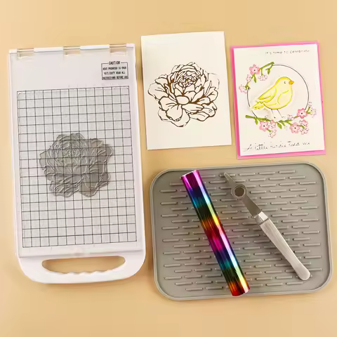 Hot Stamping Foil Machine Vinyl Film Heat Press Machine Leather Fabric Embossing Transfer Foil Press