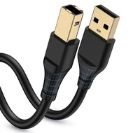 Printer Cable Square USB A to USB B Cable for Printer Scanner Midi