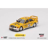 Shanghai Physical Store: Minigt 1: 64 Benz 190E 2.5 DTM 7 #Alloy Car Model