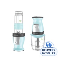 Mayer Mini 2-in-1 Blender Plus Chopper MMBC19 - Ice Blue