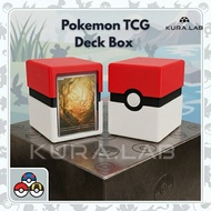 Pokemon TCG Deck Box Pokeball Case – Trading Card Storage