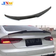 Rear Spoiler for Audi A5 S5 Sedan Coupe Spoiler 2017 2018 2019 Carbon fiber Boot Trim Sticker Wings 