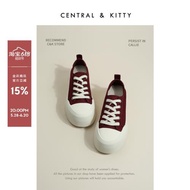 【星恩奇】CENTRAL KITTY厚底帆布鞋運動休閑板鞋2024新款夏季