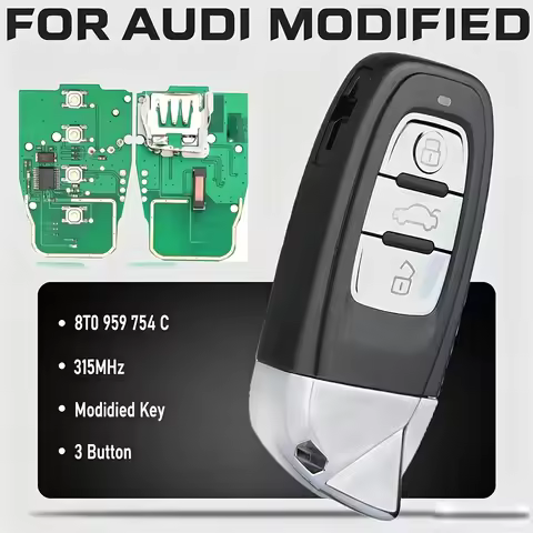 KEYECU Modified As for Lamborghini 8T0 959 754 C/8T0959754C 315MHz for Audi A4 A5 A6 A7 S4 2009-2016